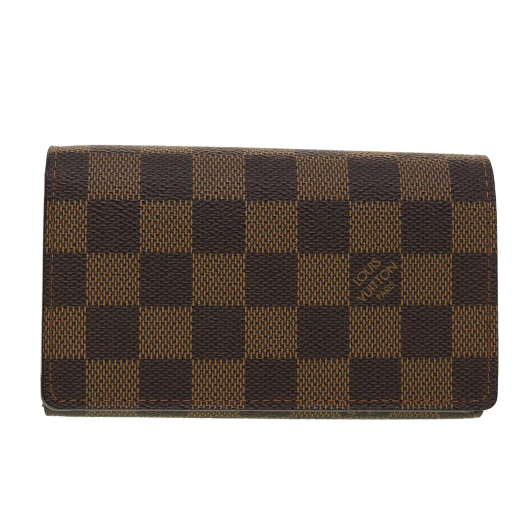 LV Wallet Trifold Wallet Mono Damier With Removable Card Holder
