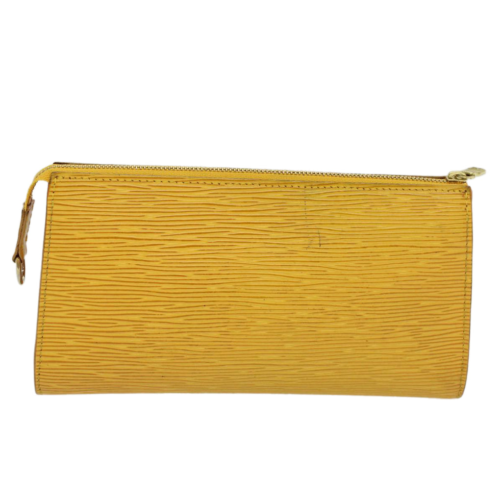 Louis Vuitton Yellow Epi Leather Pochette Accessories