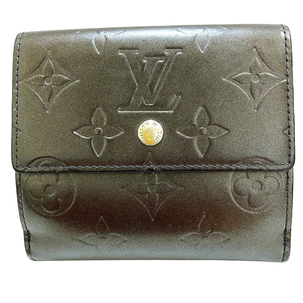 Louis Vuitton White Monogram Vernis Elise Wallet Louis Vuitton