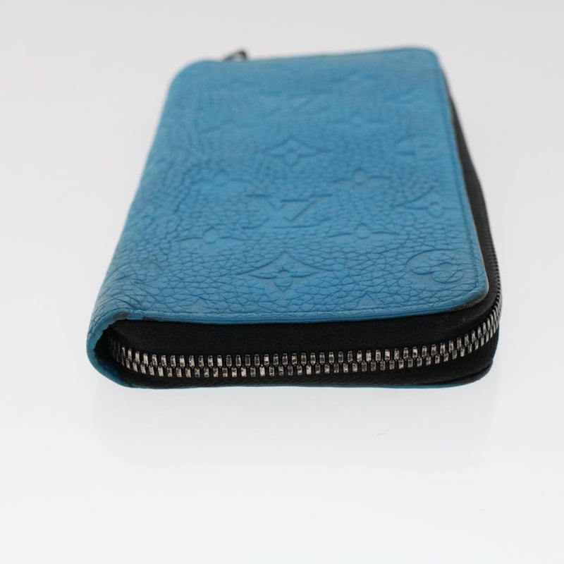 Louis Vuitton Turquoise Epi Leather Zippy Wallet - Yoogi's Closet