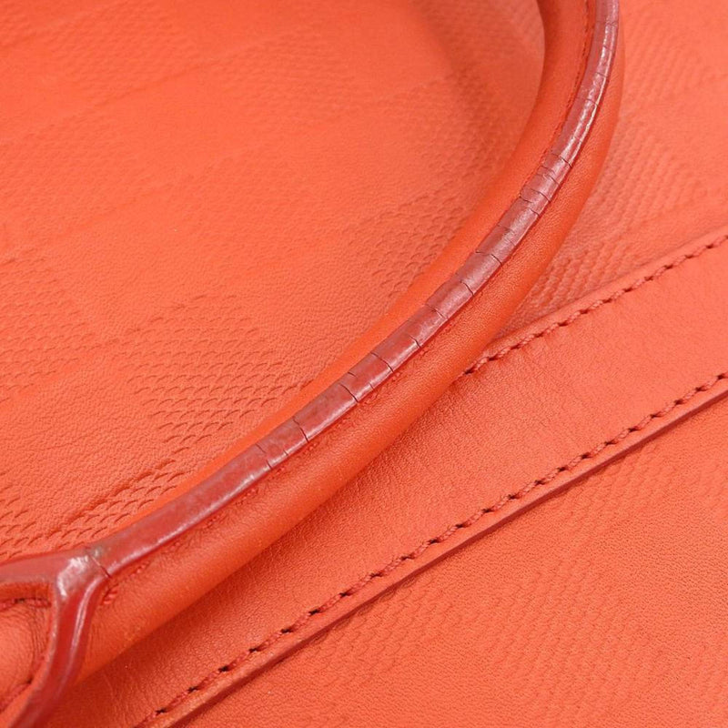 Louis Vuitton Red Orange Damier Infini Leather Porte Documents